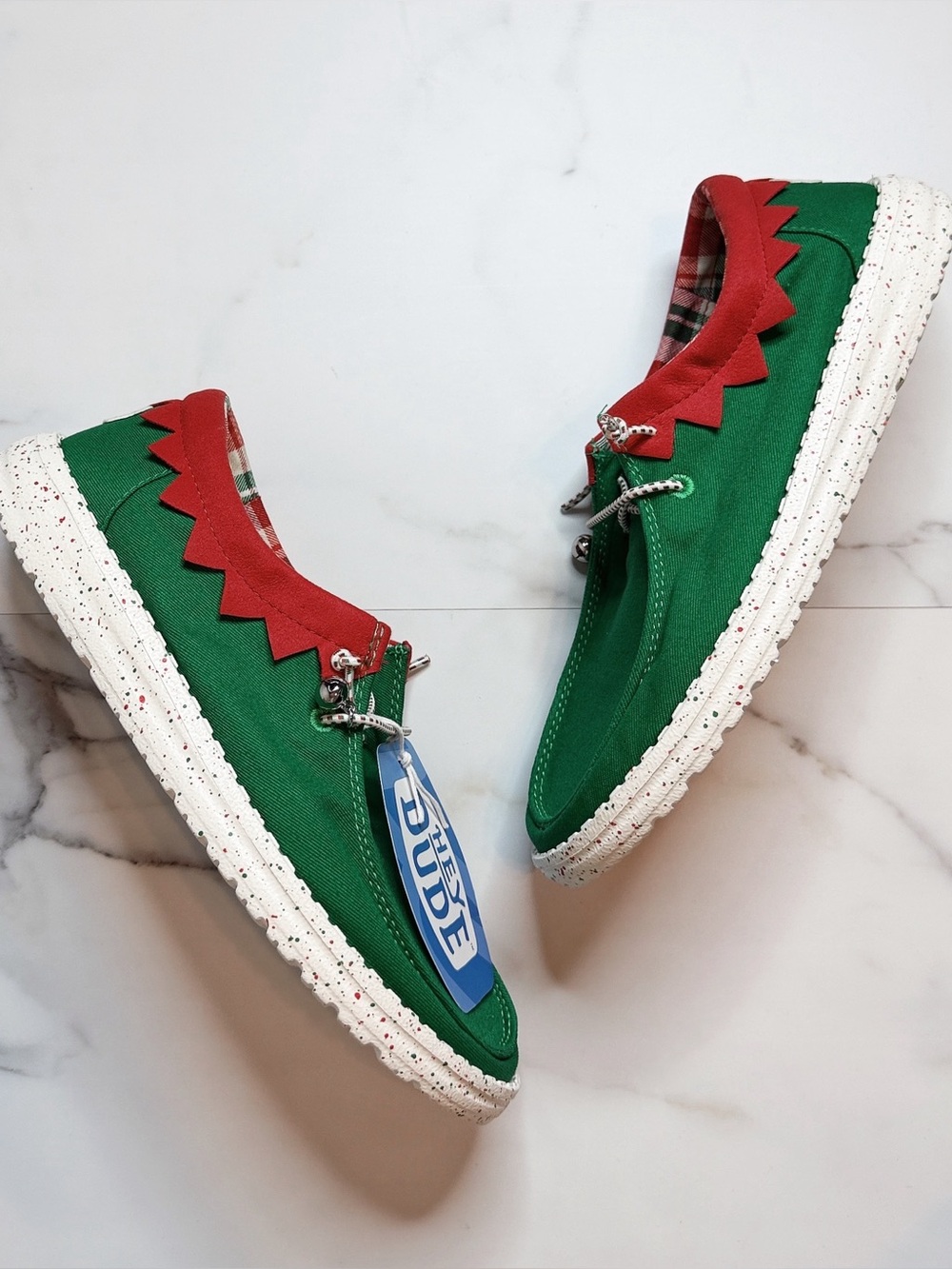 NWT Hey Dude Wendy Holiday Elf Shoes